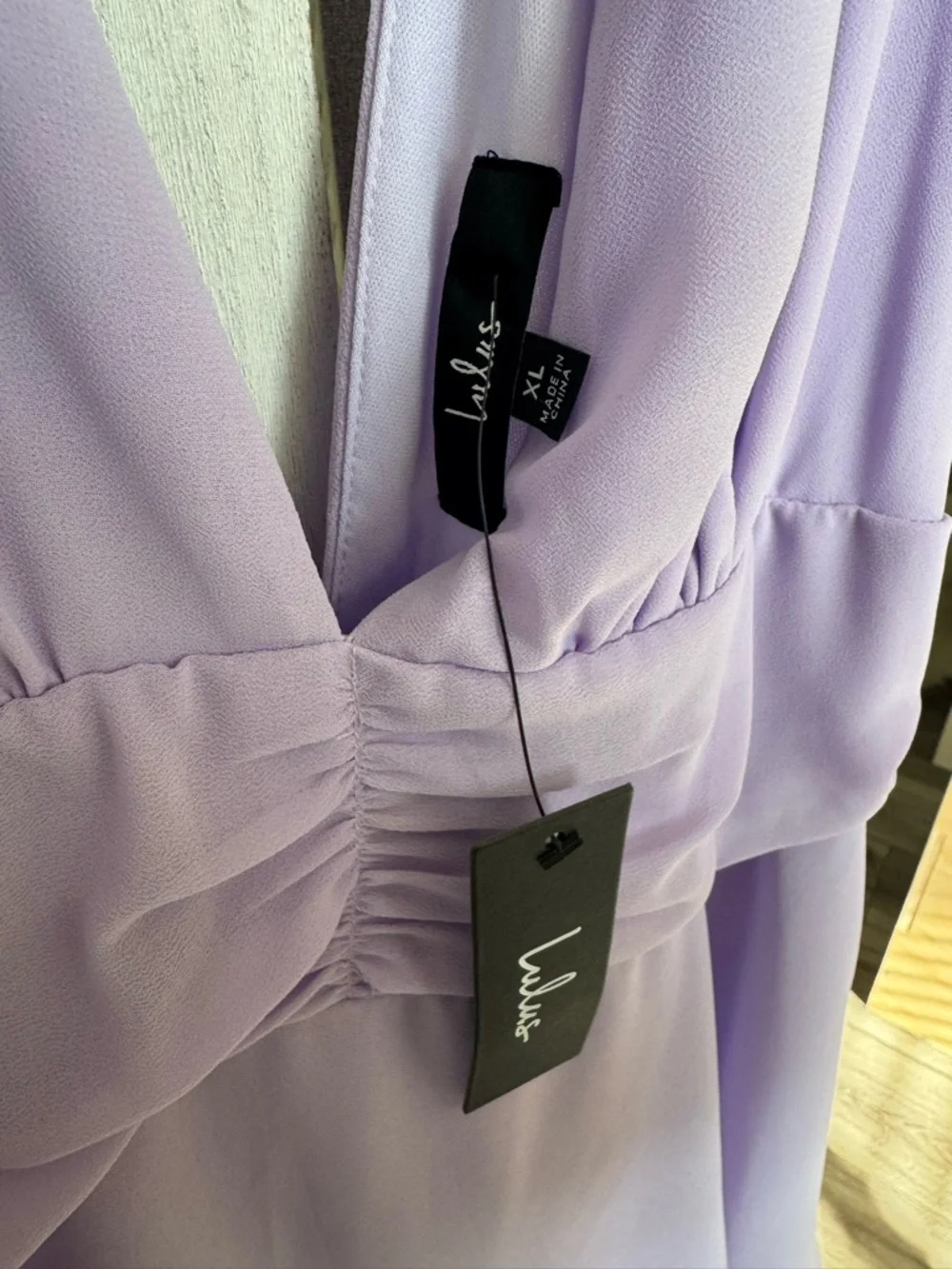 Lulu’s Celebration Time Lavender Sleeveless Tiered Midi Dress - Picture 7 of 8
